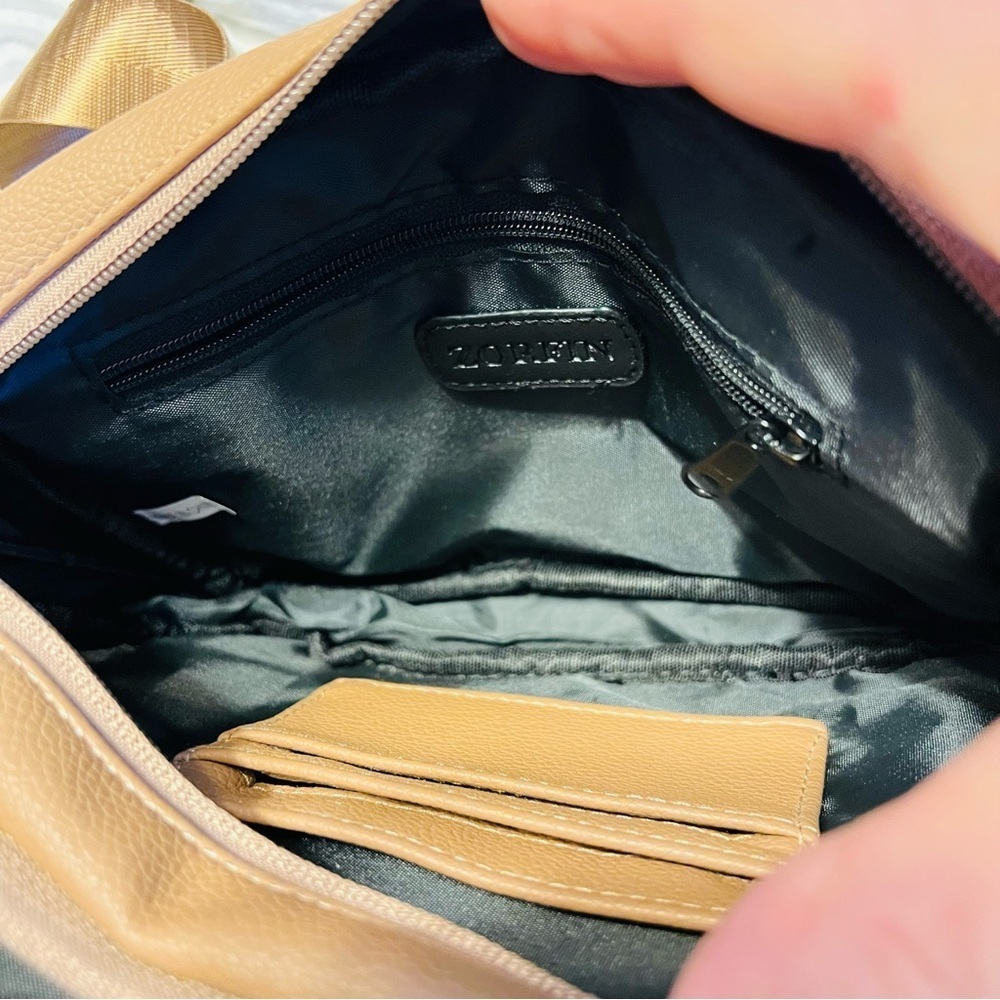 ZORFIN Fanny Pack Belt Bag 5 Zipper Pockets Crossbody Bag with Adjustable Belt - Picture 7 of 9